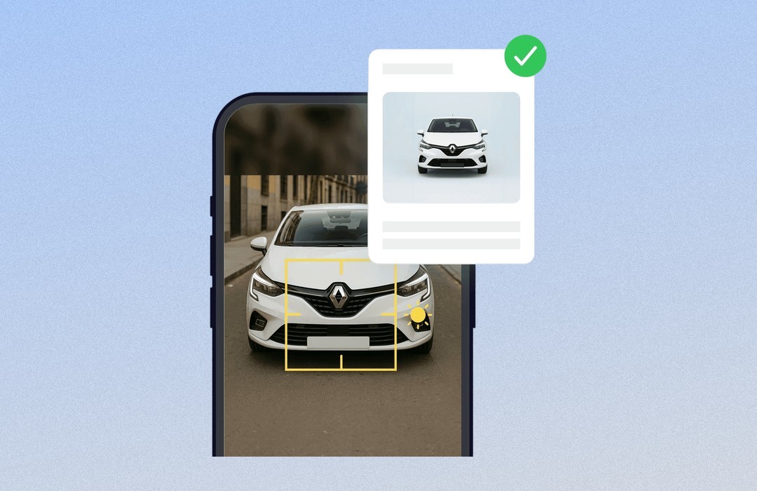 Foto e scheda di un'auto pubblicate dal cellulare con Dealcar
