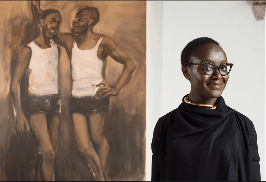 Lynette Yiadom-Boakye’s paintings of figures sells for millions of dollars Credit:David Levene/The Guardian