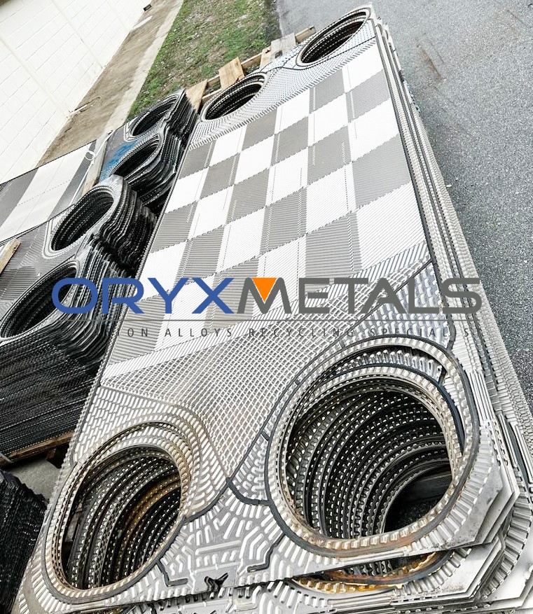 Titanium Heat Exchanger Sheet Scrap - Oryx Metals