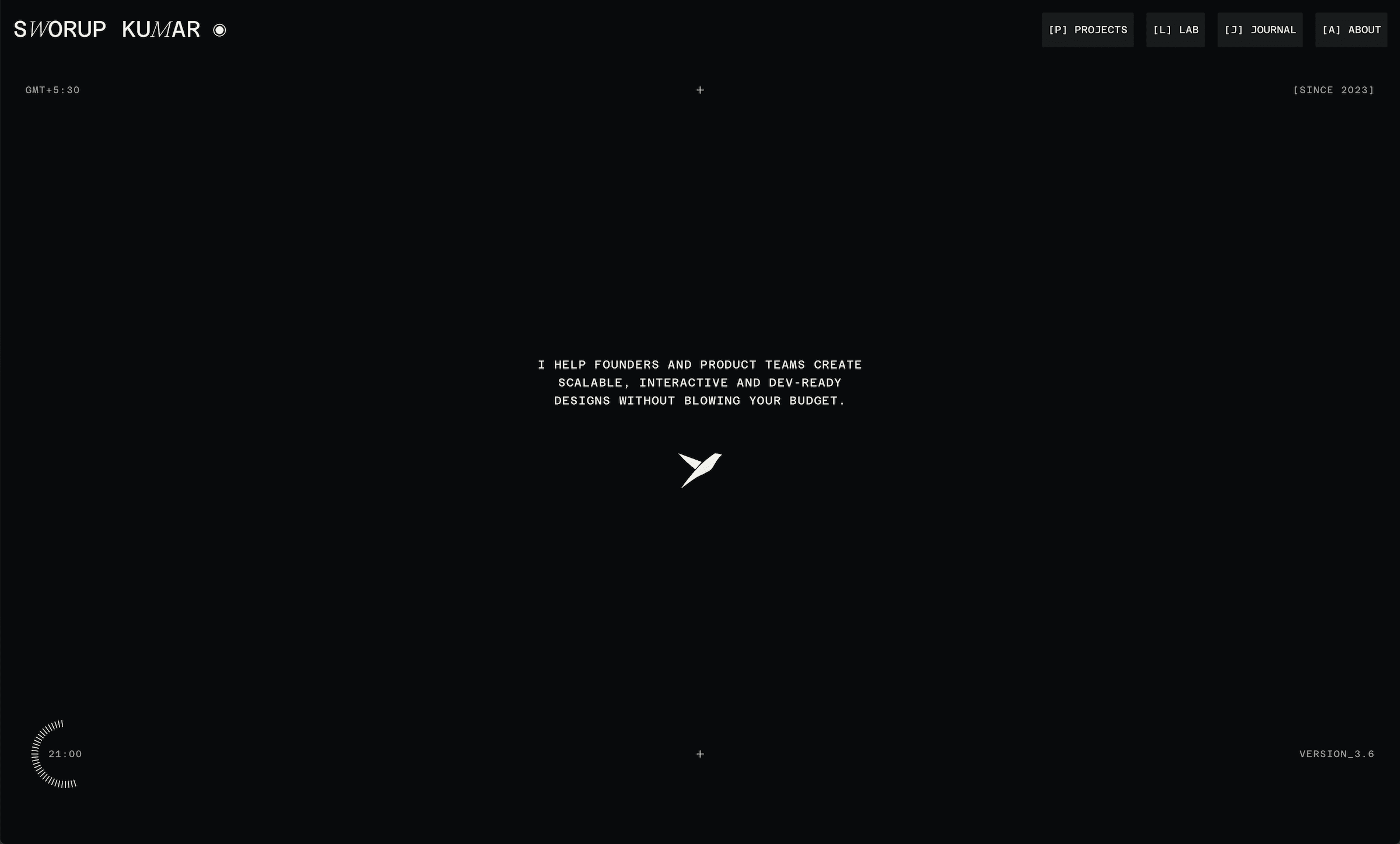 A brief about section of the website