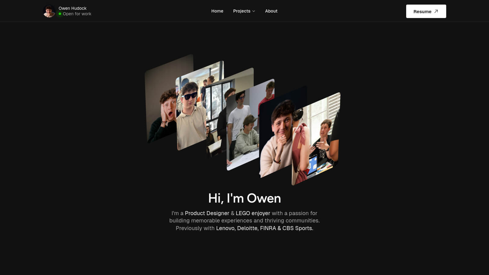 Owen Hudock Homepage