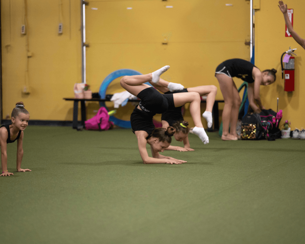 Girls rhythmic gymnastics training Indian Trail NC