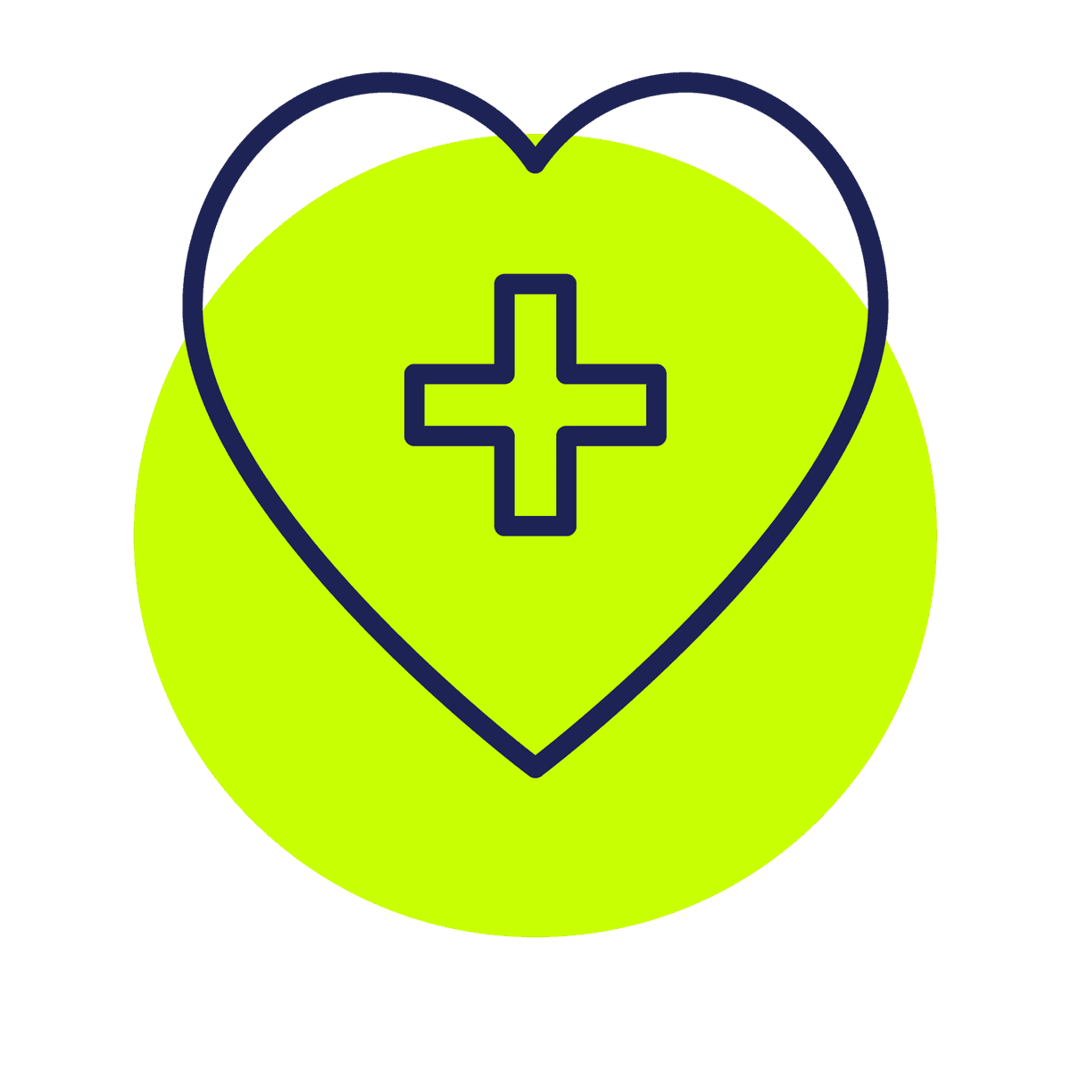 Health and wellbeing icon