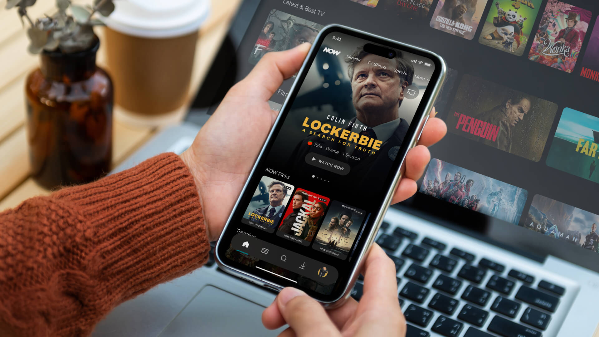 Bespoke festive baubles created for NOW tv Christmas 2025 campaign