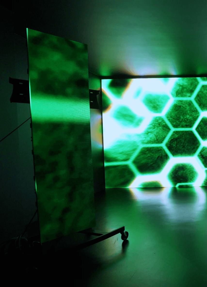 a man with his mouth open and hands up