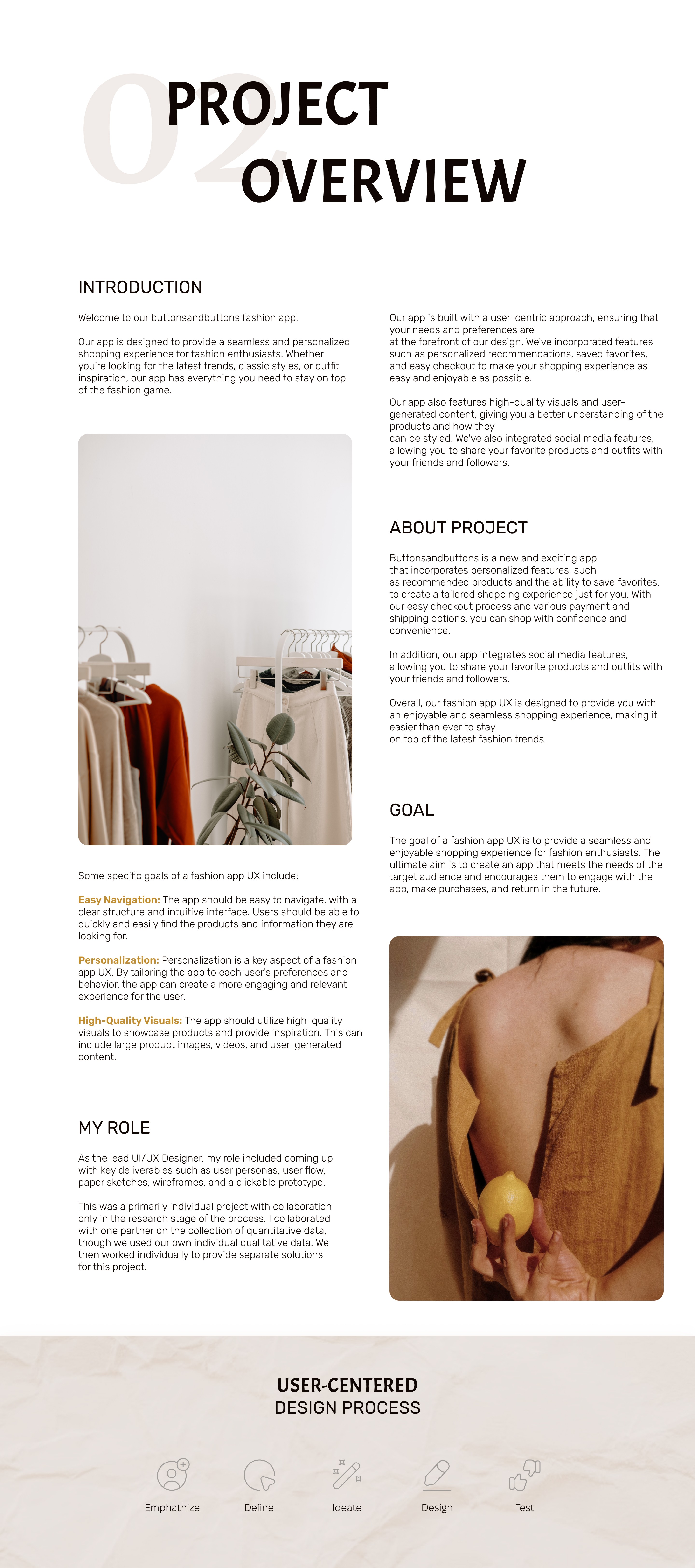 Buttons & Buttons case study page 2
