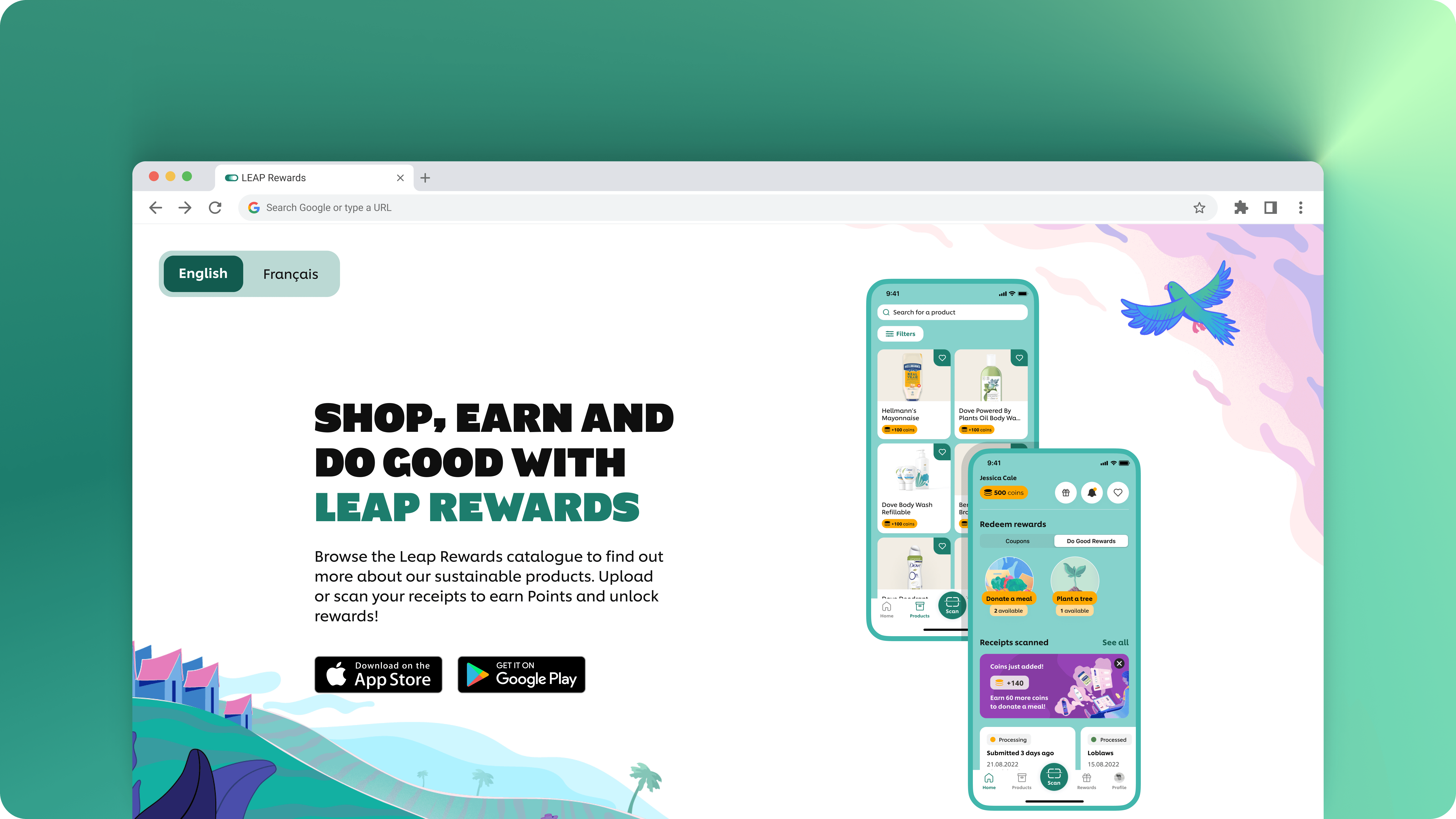 Leap rewards visual design image 1