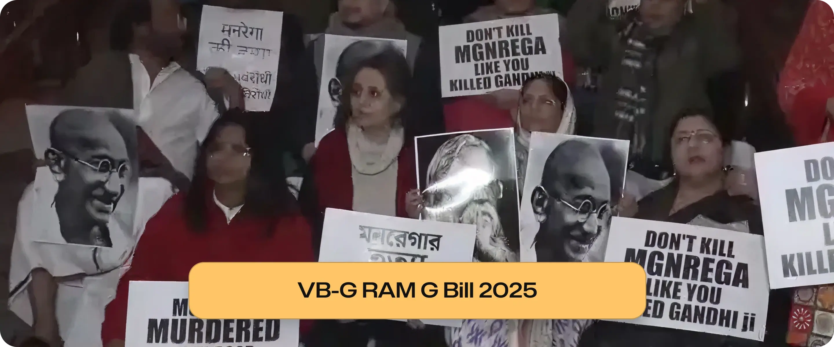 VB-G RAM G Bill 2025 Replaces MGNREGA