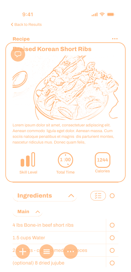 Outlines mobile applications and the phone bezeles. The ouline is entirely in the orange brand colorl