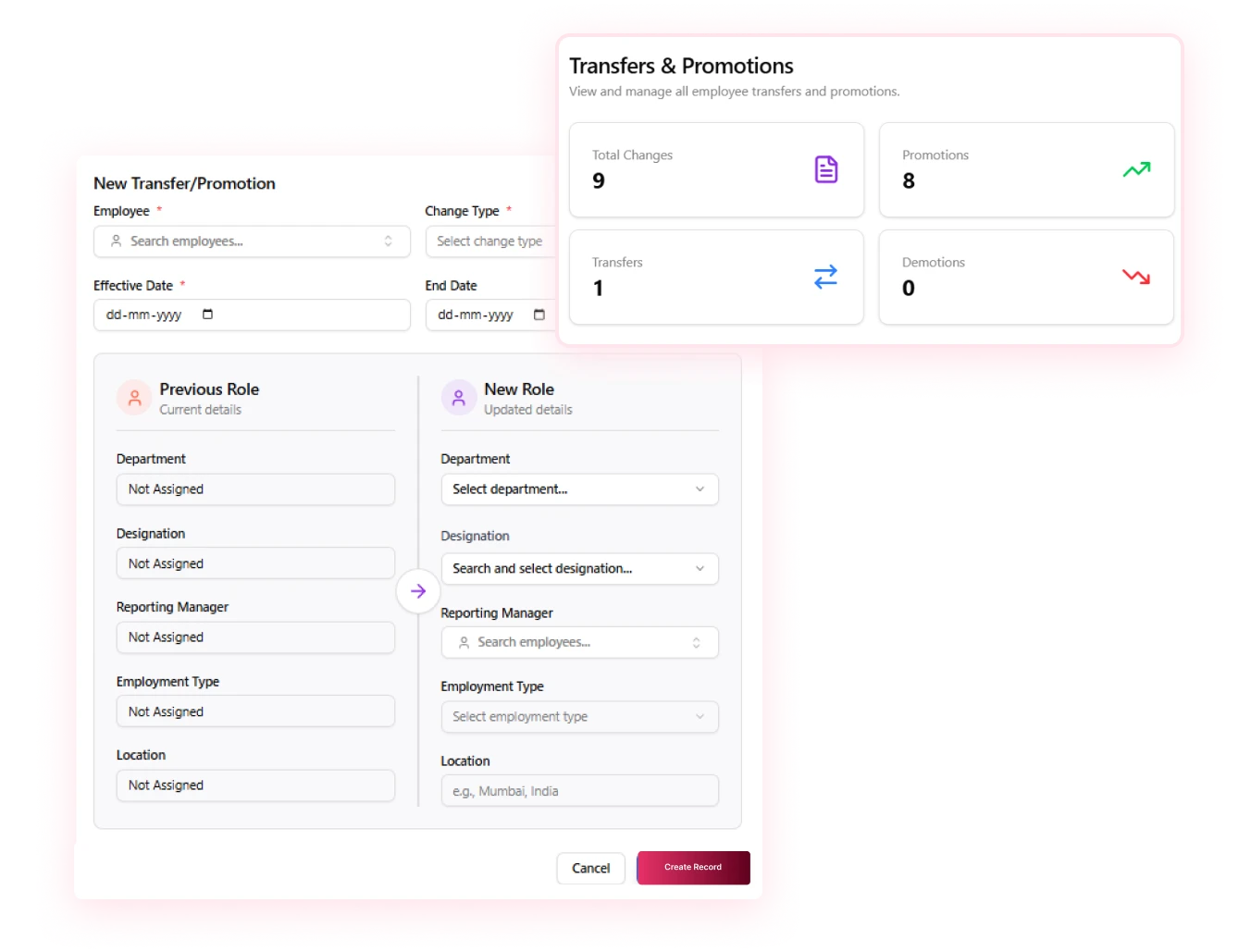 Go Employee Transfer and Promotion