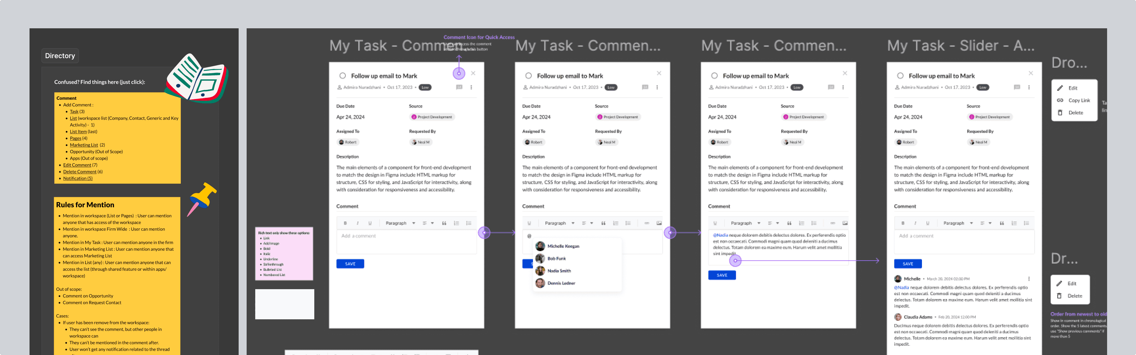 Show example of kick-off figma layout