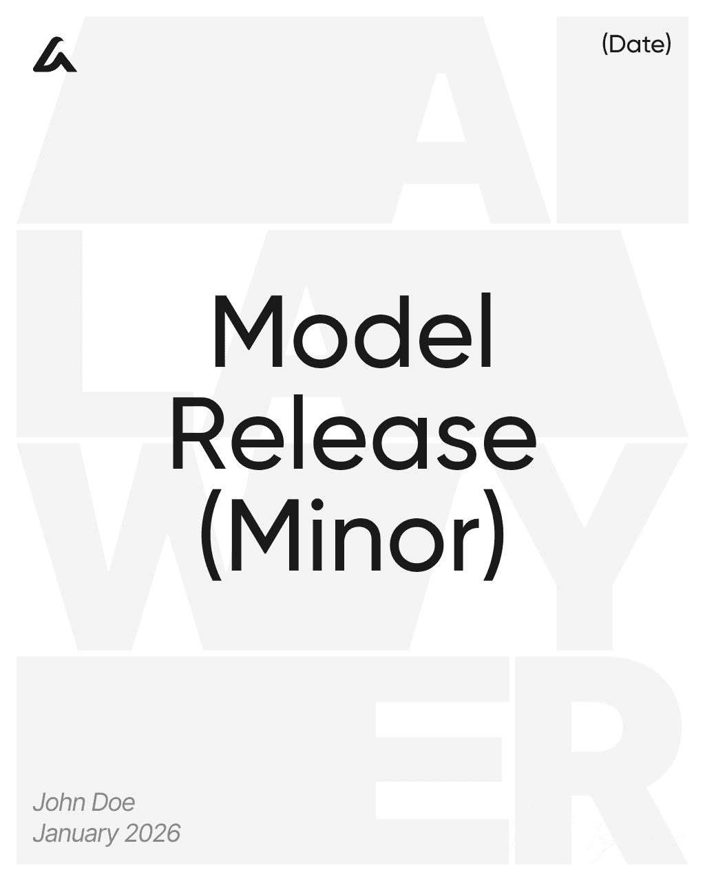 Model Release Minor