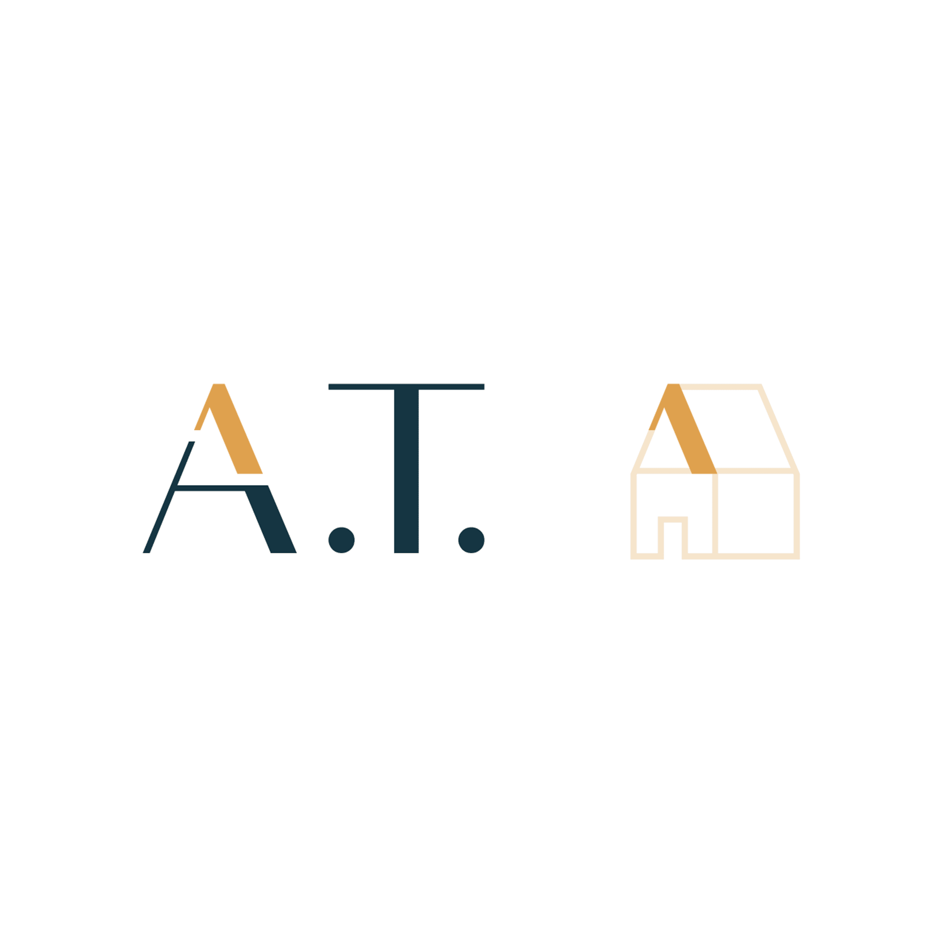 AT HOME - Logo build-up