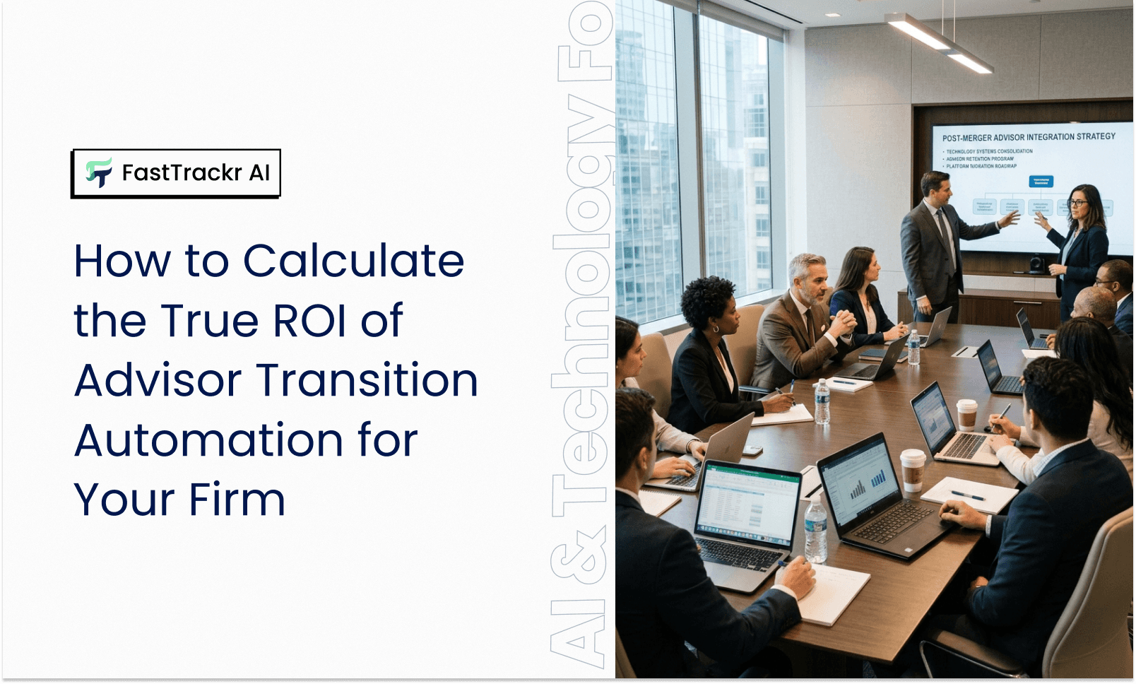 How to Calculate the True ROI of Advisor Transition Automation for Your Firm
