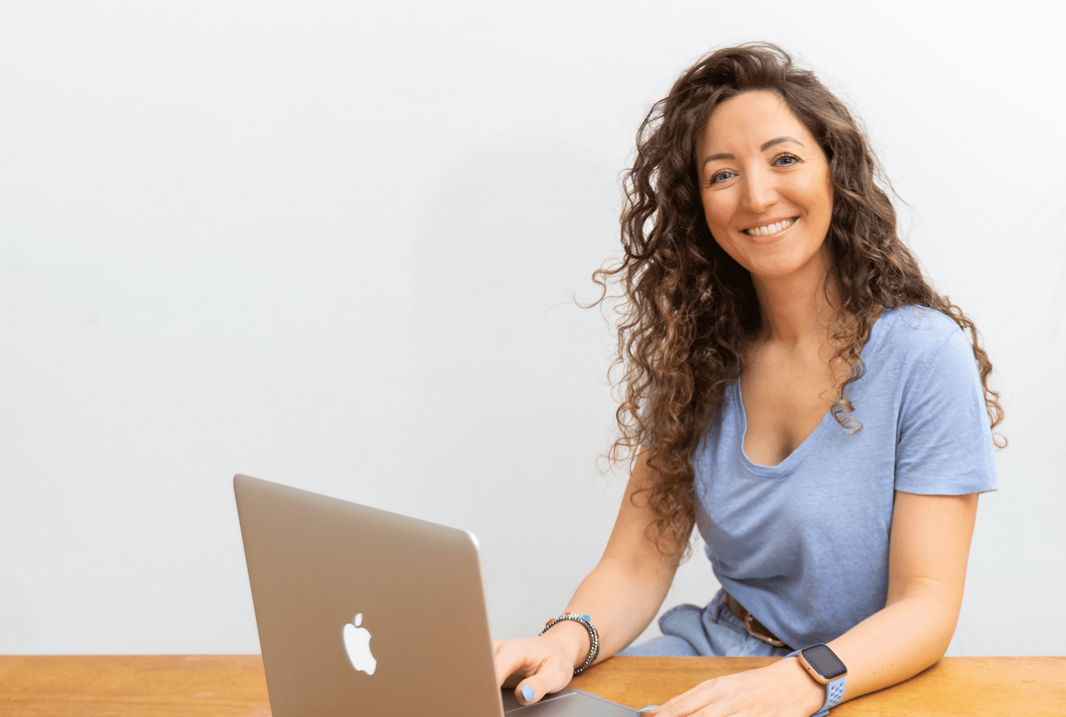 A woman of color doing yoga