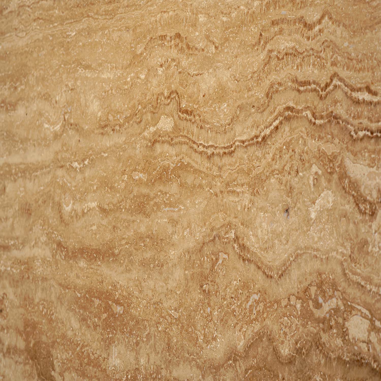 Beiger Travertin Marmor Hintergrund mit natürlicher Steinmaserung