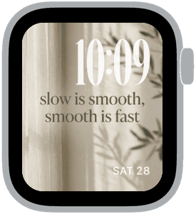 still words Apple Watch face preview 2 featuring winter, autumn, summer, and spring.