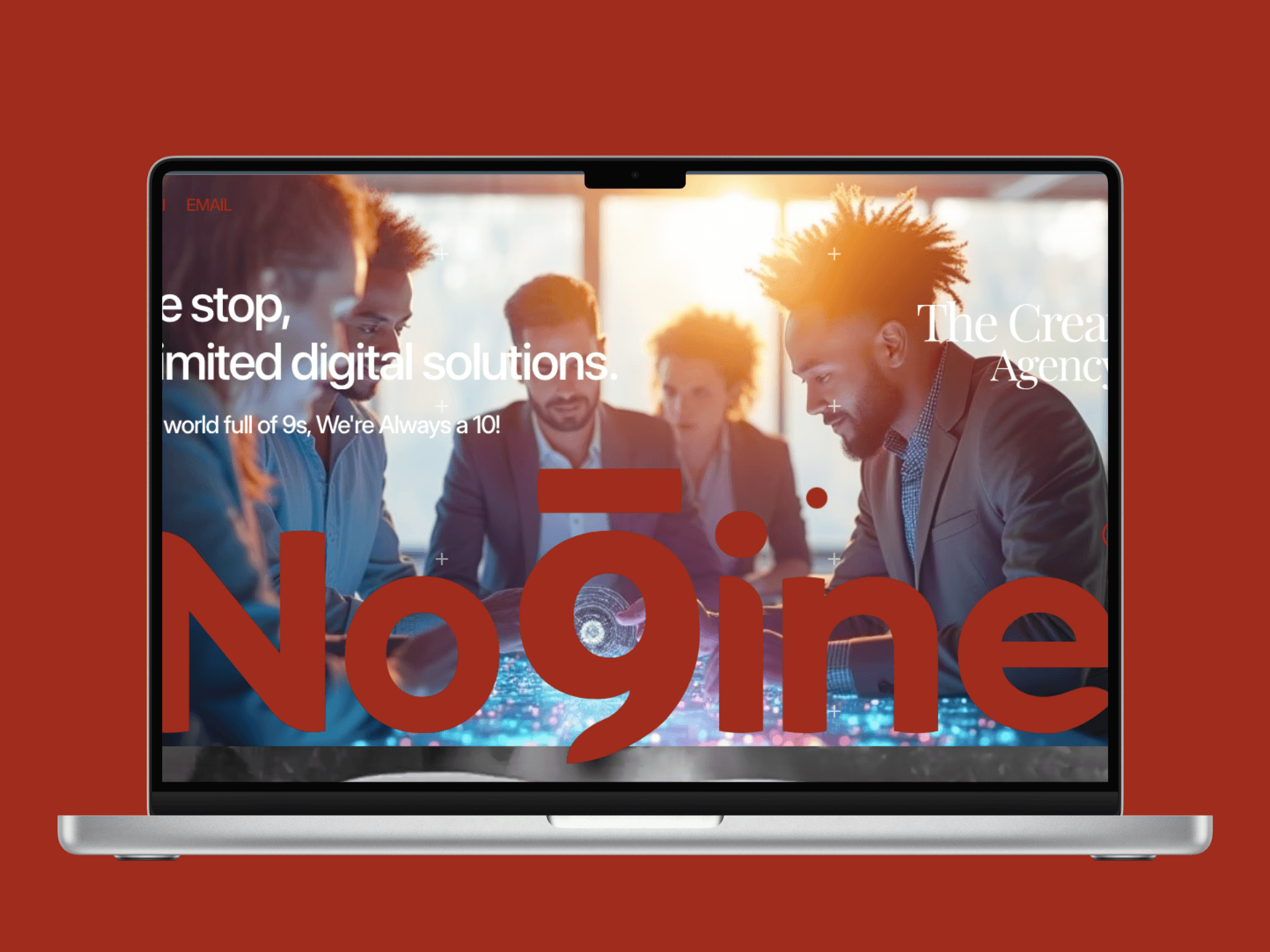 No9ine home page design