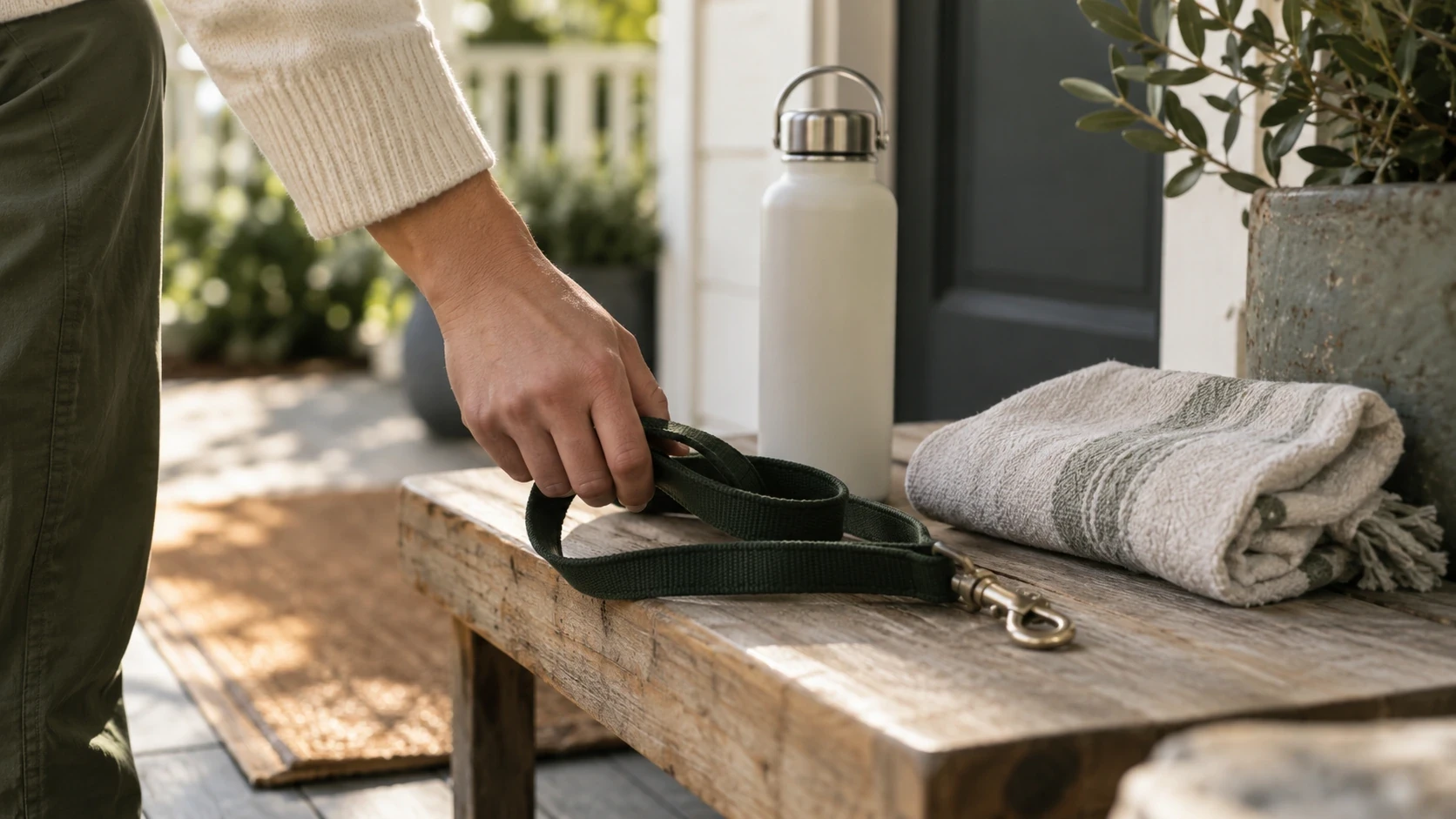 An observed everyday detail supporting What makes everyday pet gear useful?