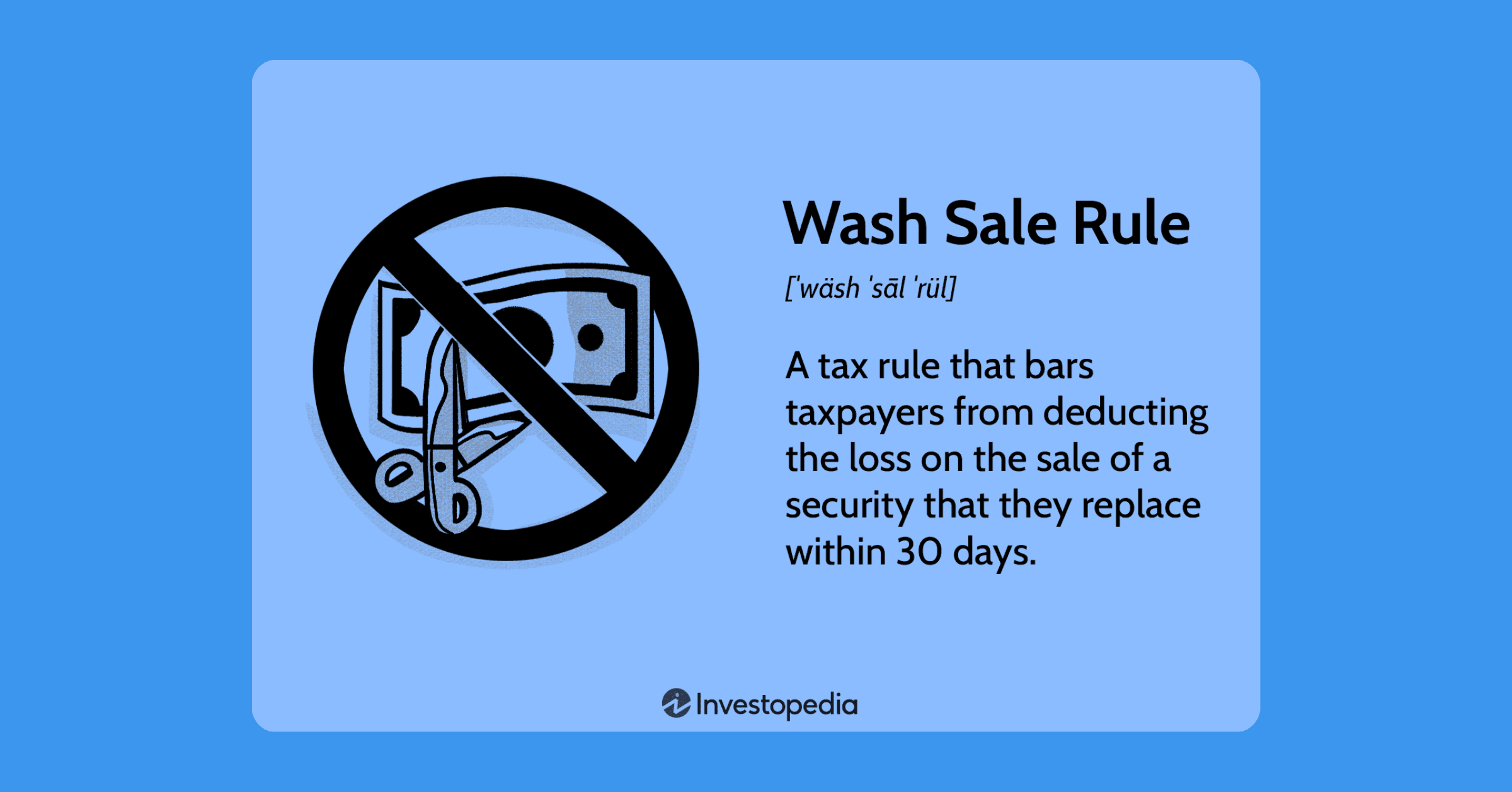 wash sale rule taxes