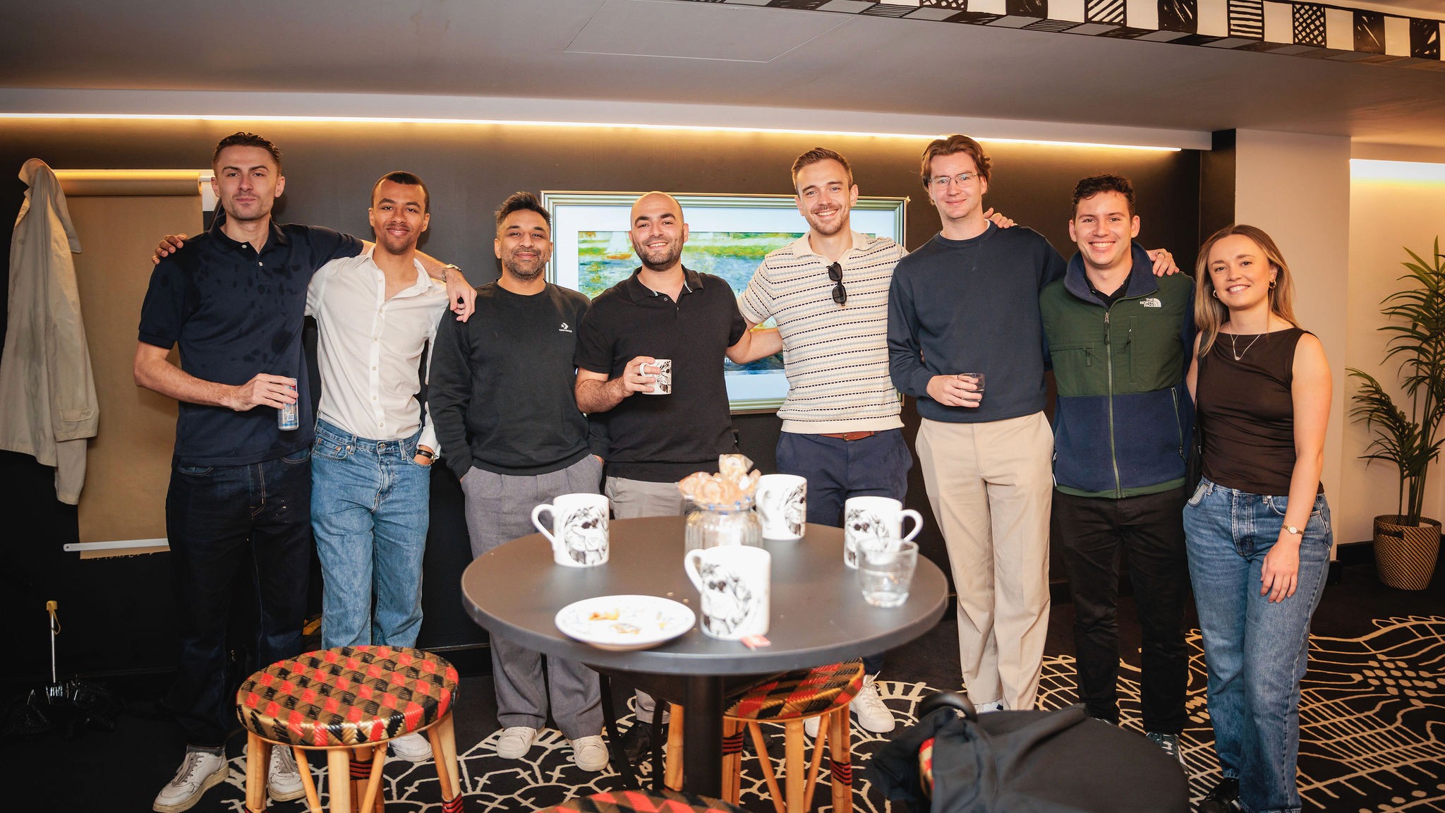 Snow-covered chalet venue for IQUW corporate ski event