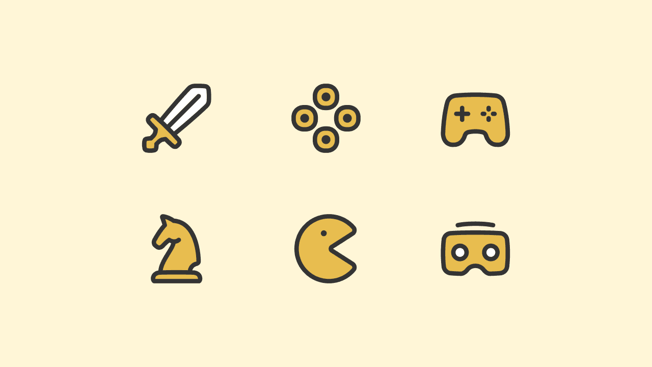 Plump Duo Gaming Icon Set