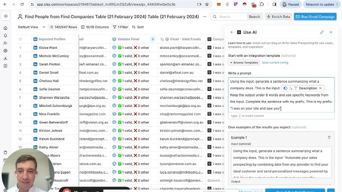 Data enrichment in Clay | Cold Email Workflows - YouTube