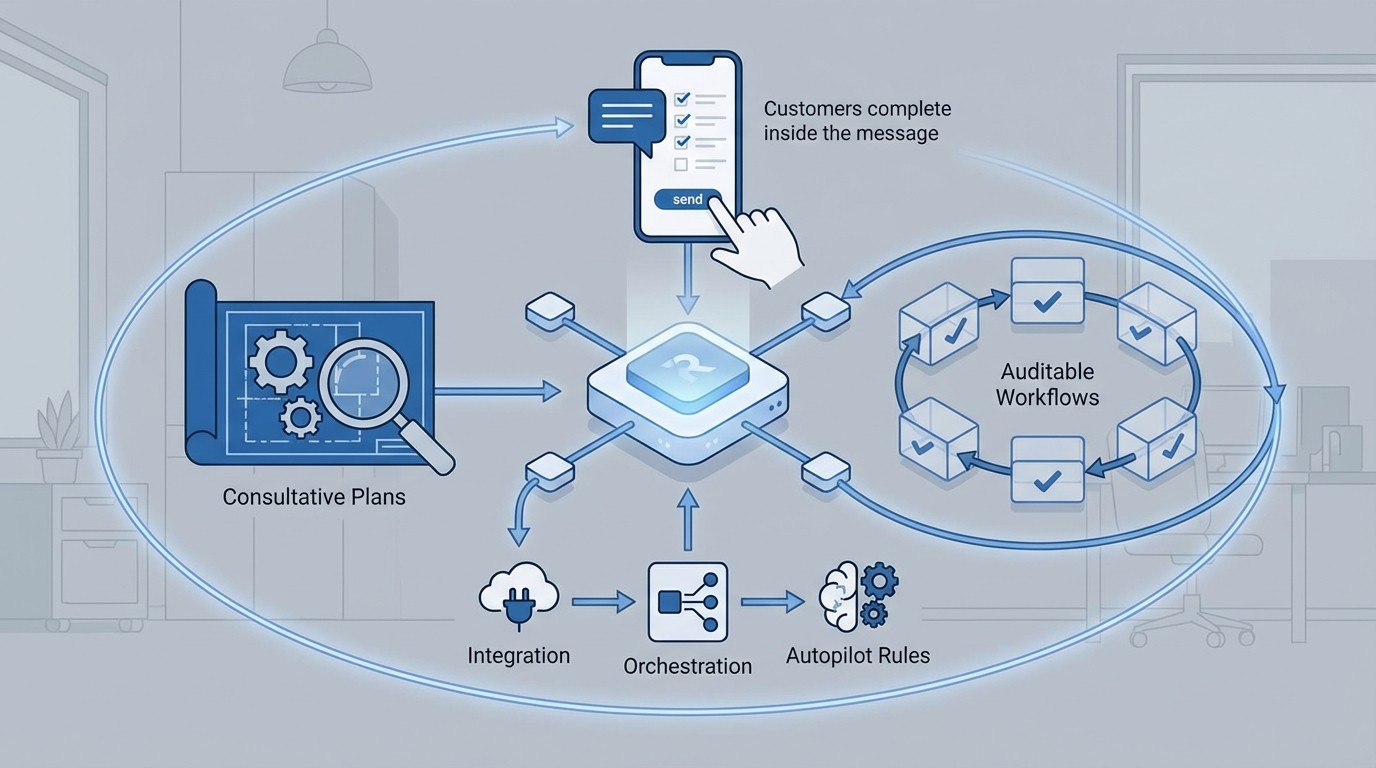 How RadMedia Operationalizes Consultative Partnerships in Customer Service concept illustration - RadMedia