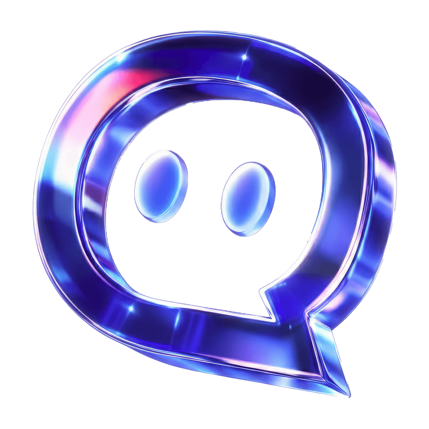 A 3D rendered geometric shape resembling a purple plastic pipe connector with six cylindrical openings arranged symmetrically, showcasing a modern and abstract design. (Background Removed)