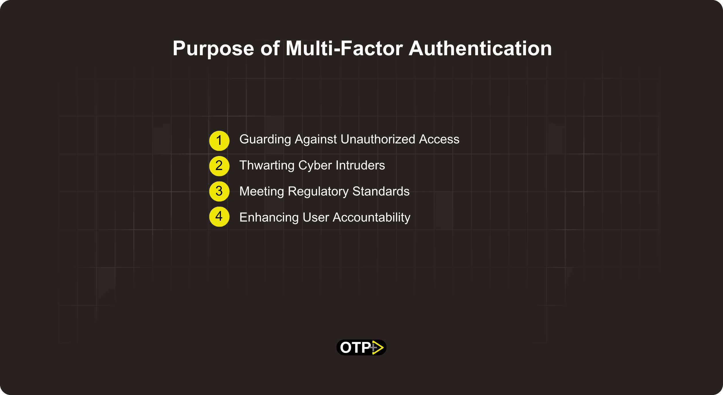 Purpose of Multi-Factor Authentication