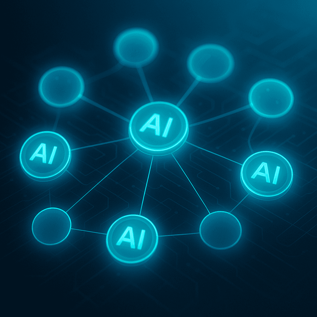 An interconnected world of AI agents helping us be more productive