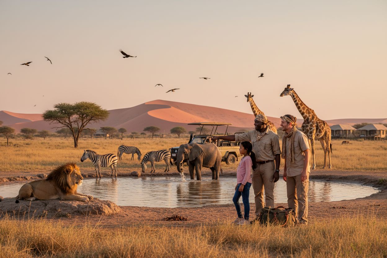 Namibia safari wildlife