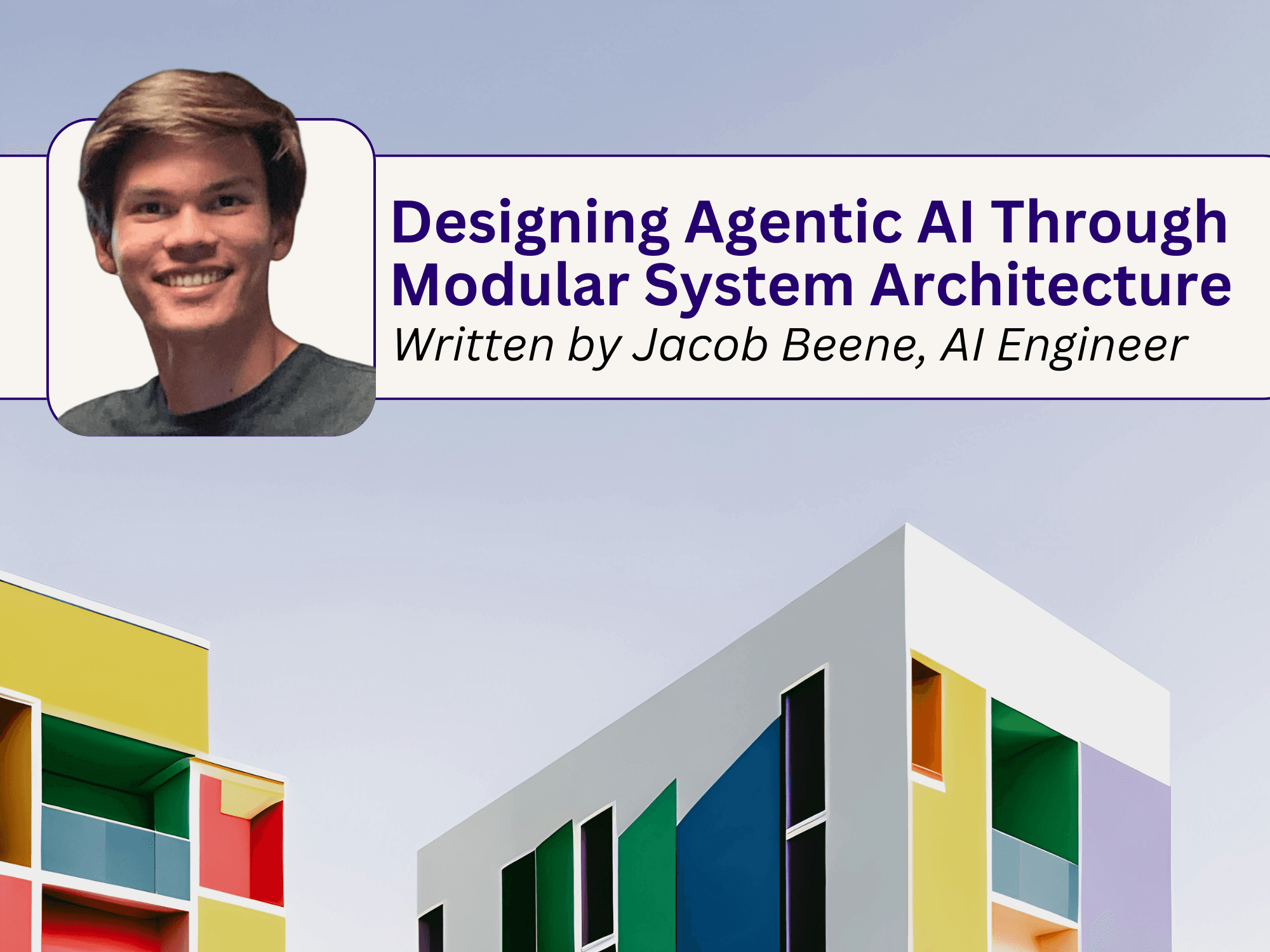 Designing Agentic AI Through Modular System Architecture