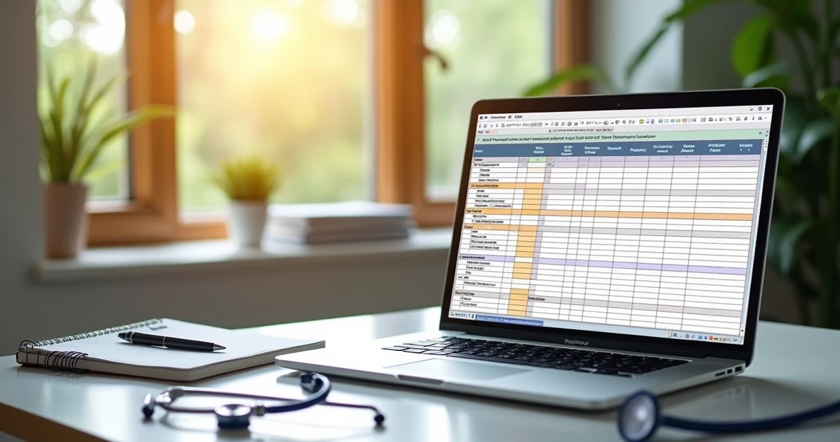 Planilha de controle de pacientes do consultório de nutrição 