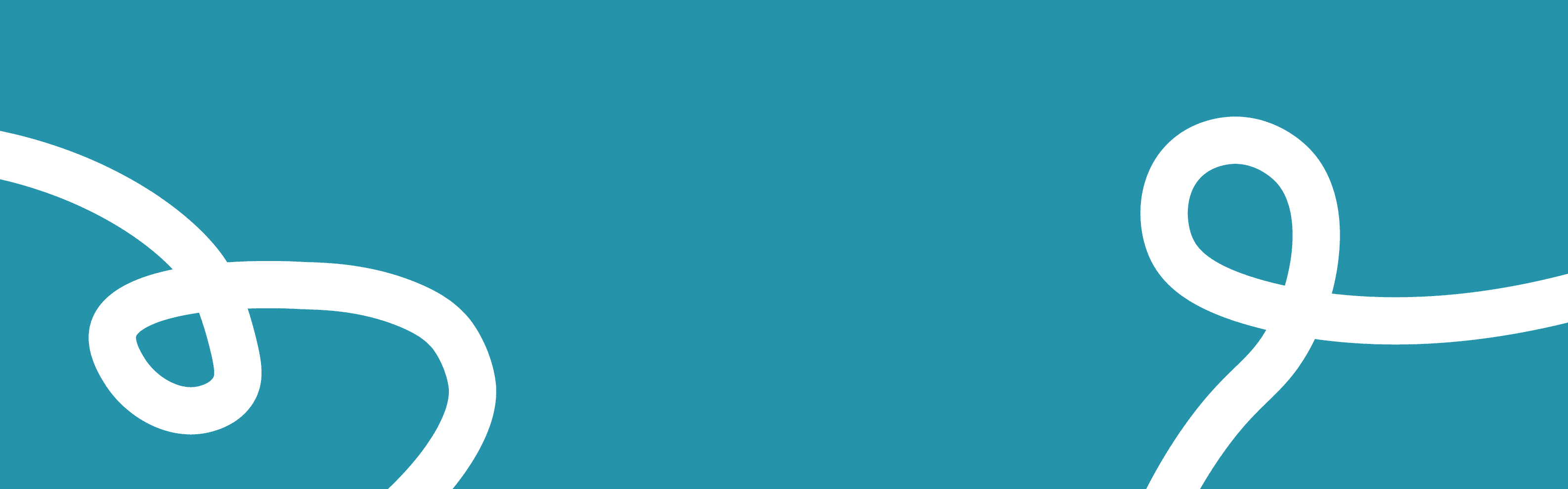 Blauer Hintergrund mit weißem swoosh