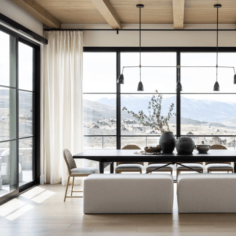 contemporary modern dining room