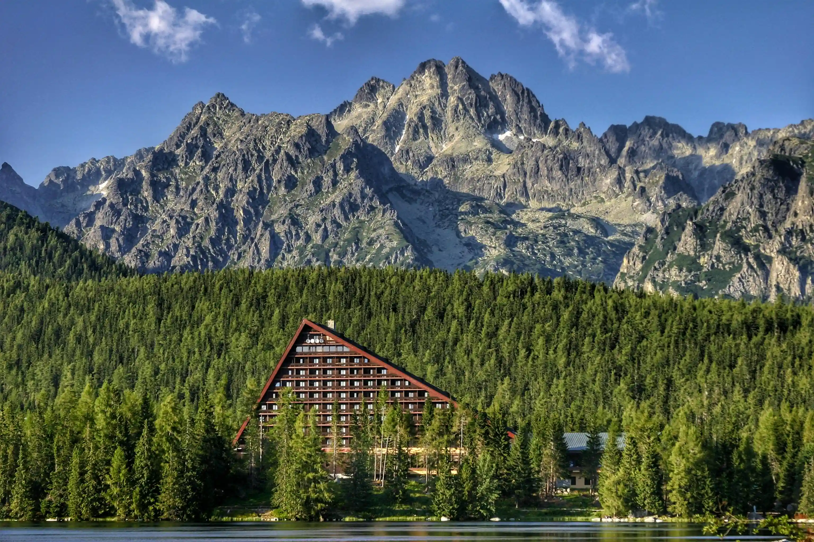 Slovakya'nın Preşov bölgesindeki Yüksek Tatra Dağları