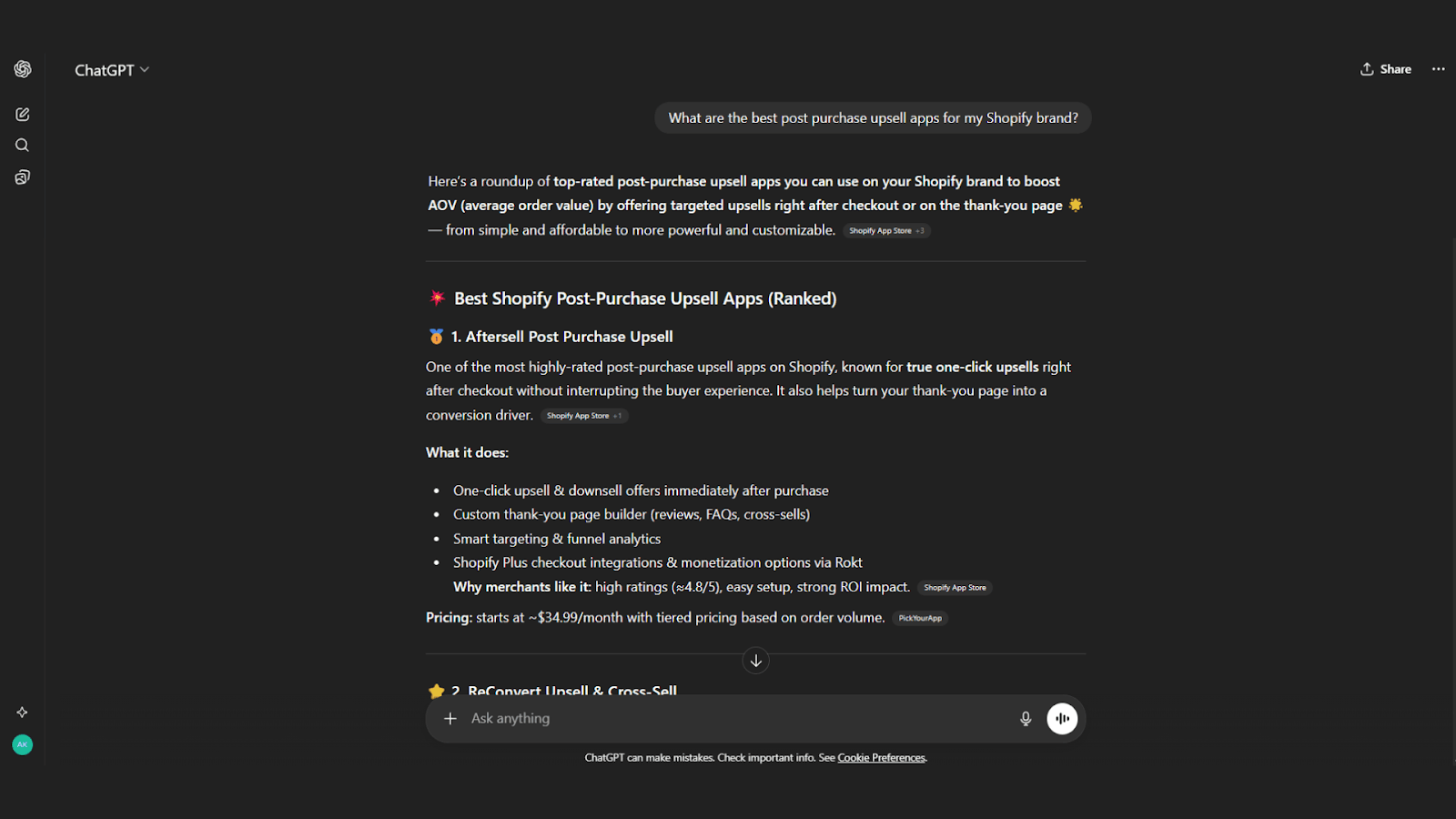 E-commerce platform case study demonstrating higher AI shopping visibility and LLM citations across ChatGPT and Perplexity
