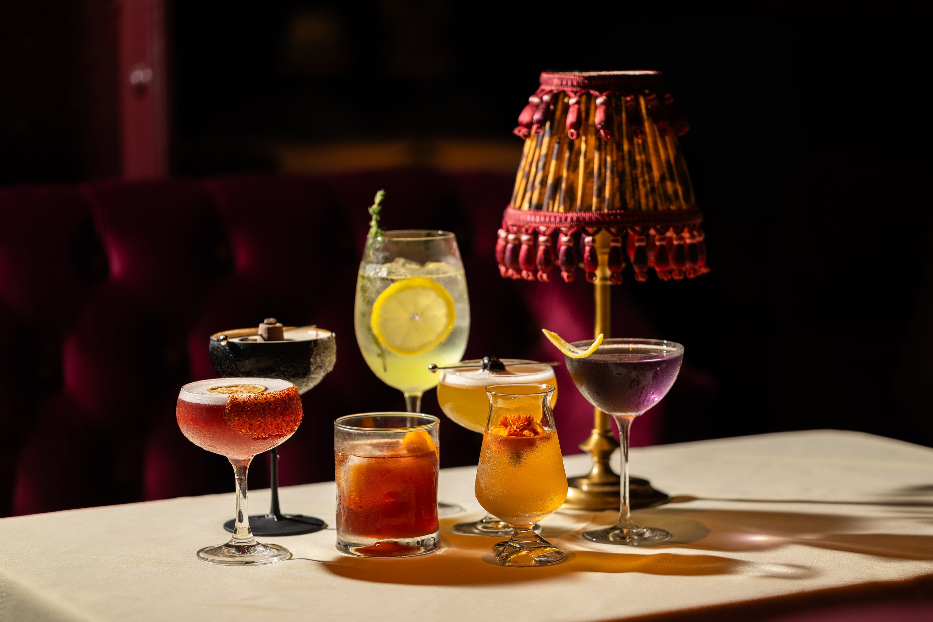 Various Drinks offered by Le Bar Penelope