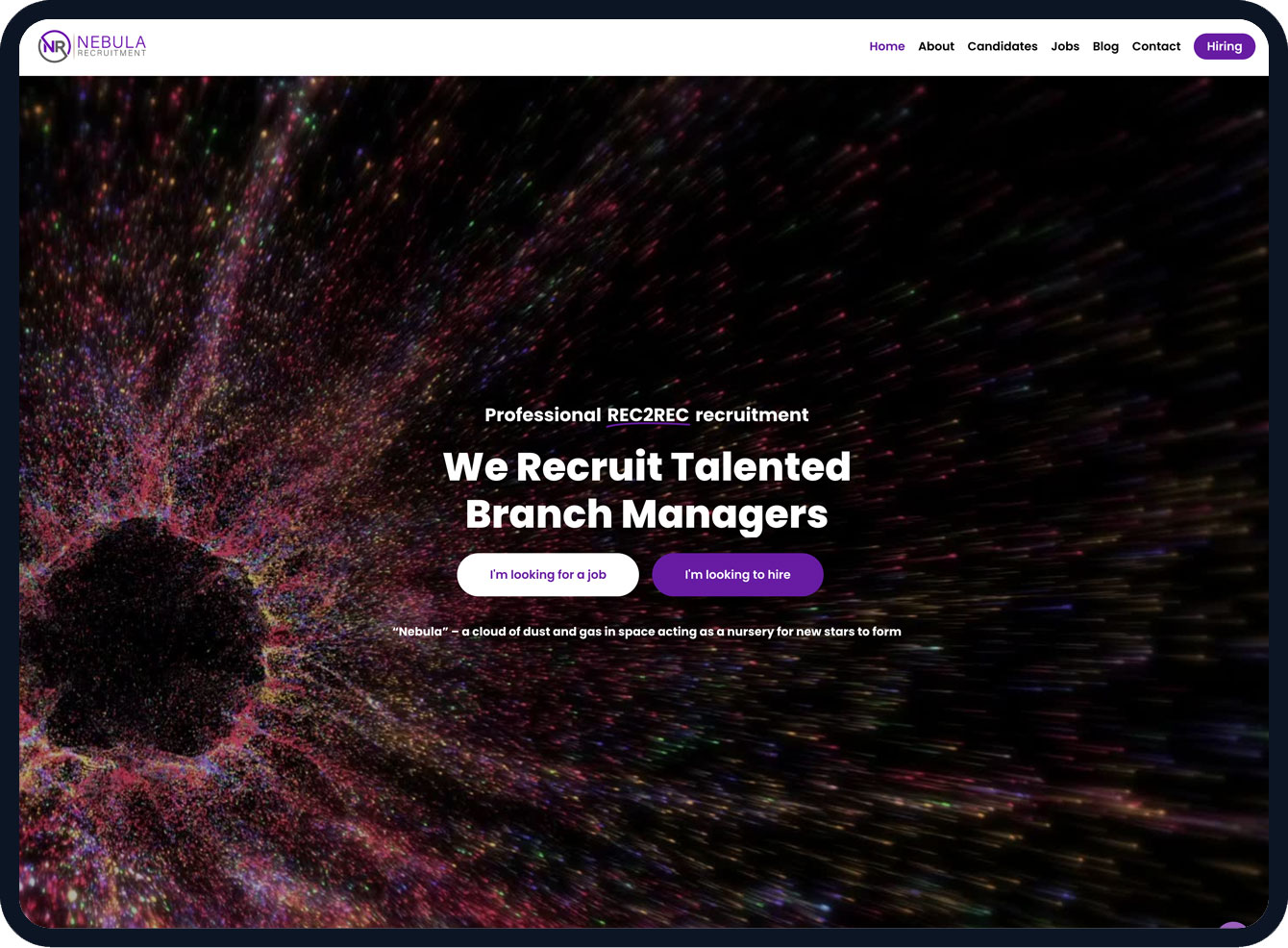 Nebula website