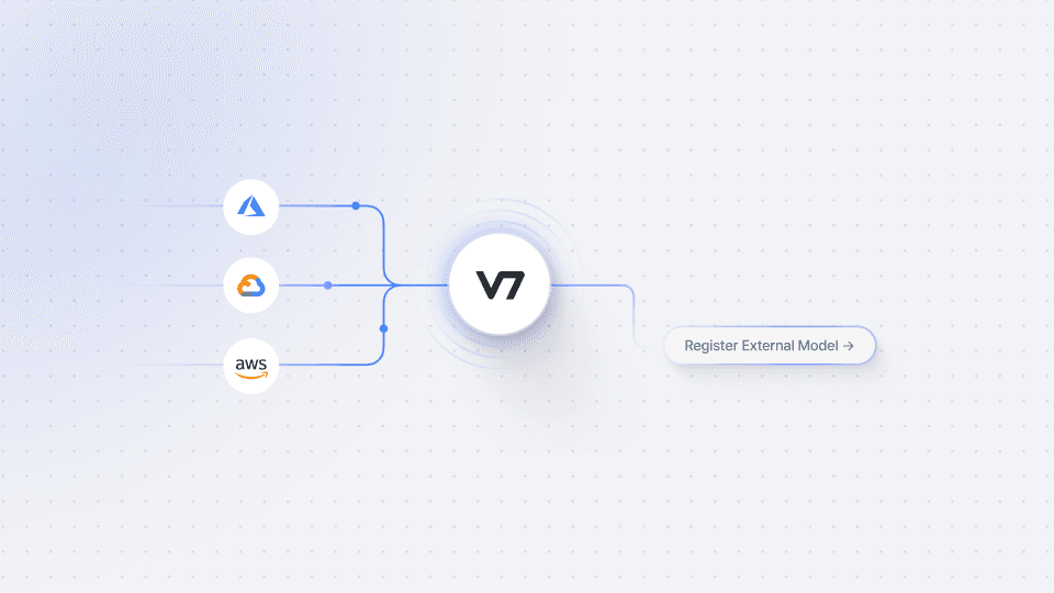 Flowchard of registering external models in V7 Darwin