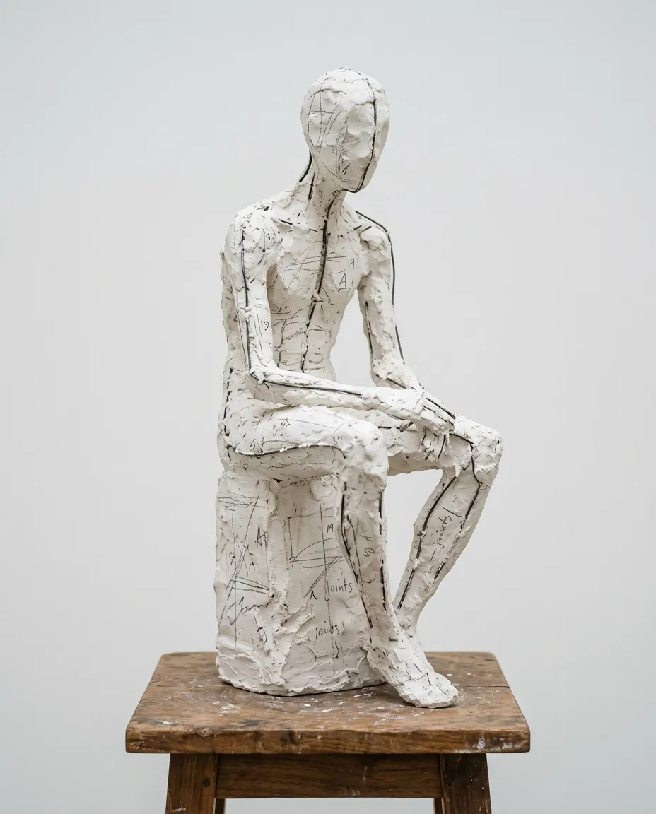 Study for a Seated Figure, 2023 by Pieter van Rooyen