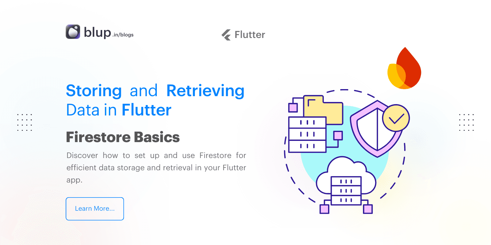 Discover how to set up and use Firestore for efficient data storage and retrieval in your Flutter app.