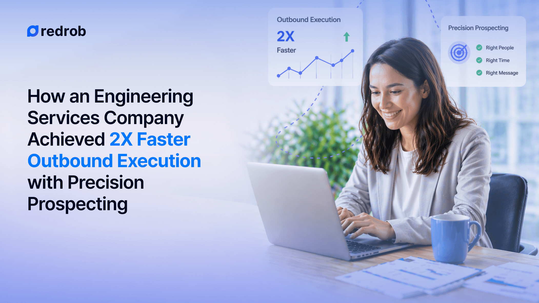 outbound prospecting 2x faster : Redrob 