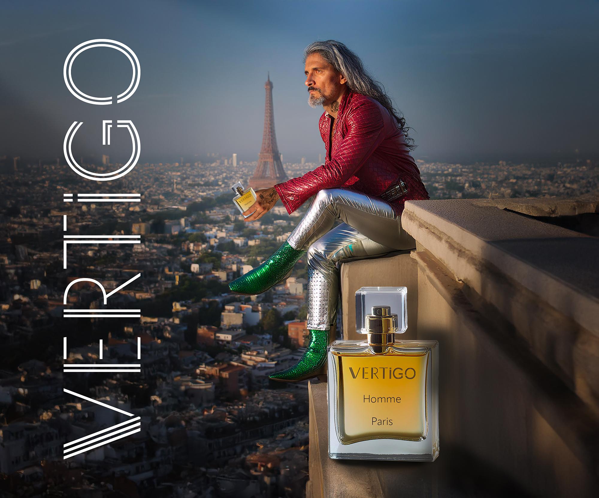 Un homme au sommet d'un immeuble