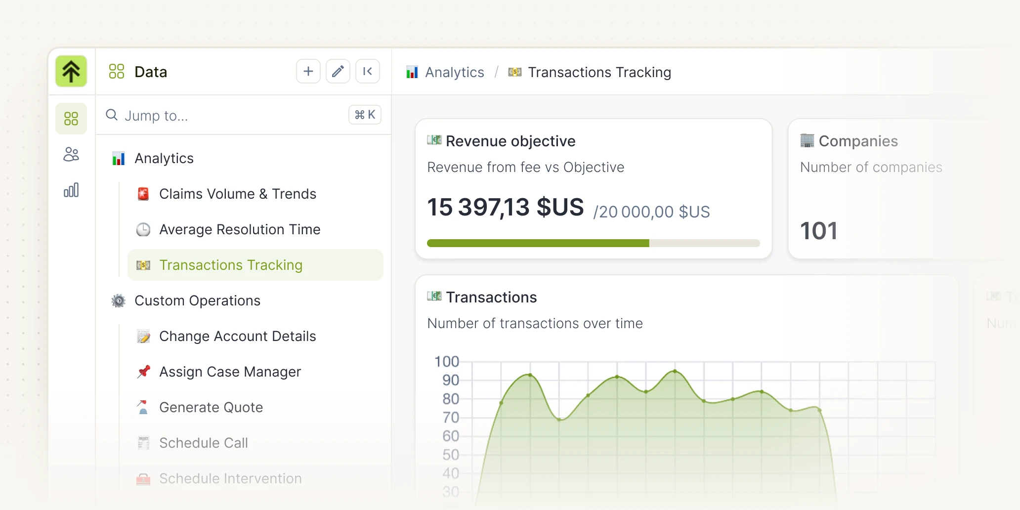 Forest Admin UI screenshot