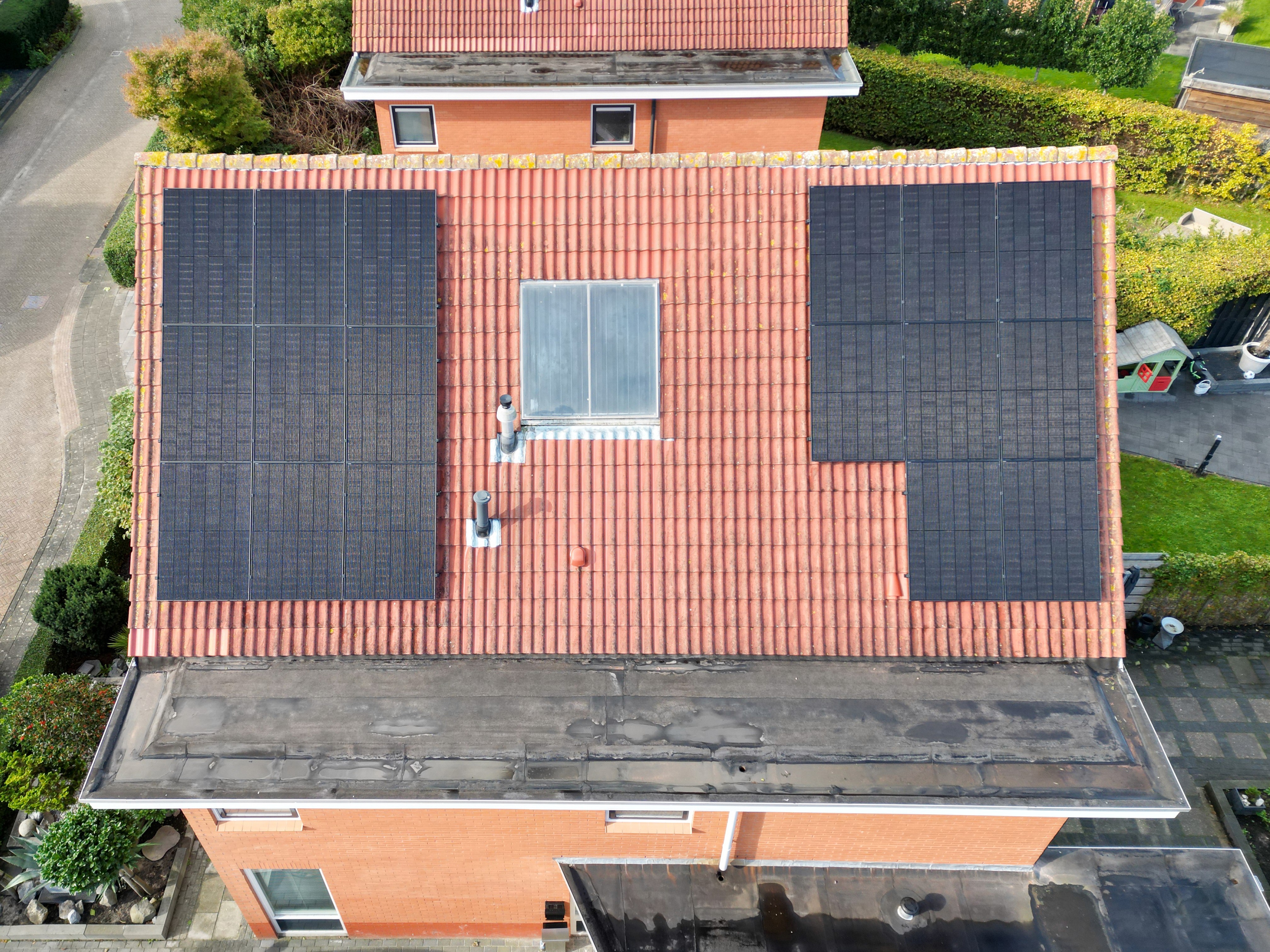 zonnepanelen op het dak