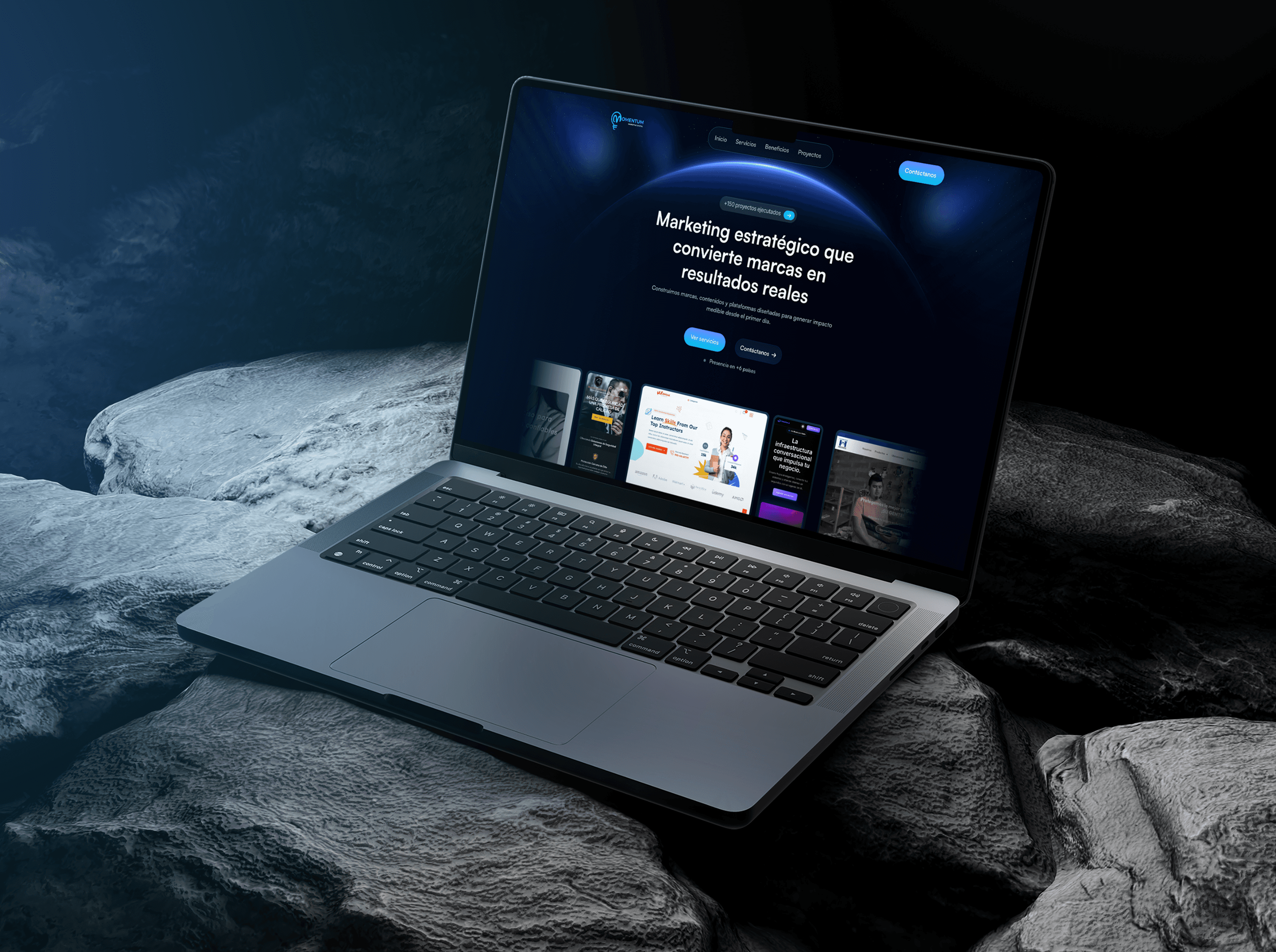 Momentum Marketing Agency Landing Page