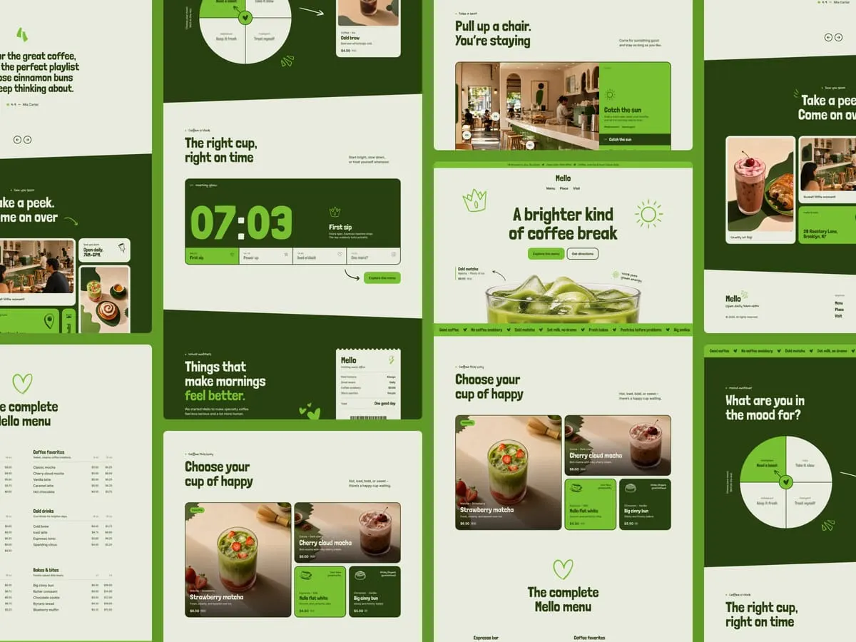 detail image 3 of the mello framer website template