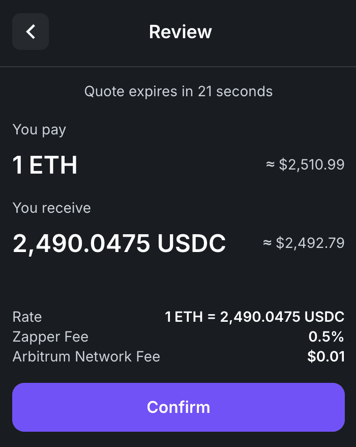 lifi x zapper